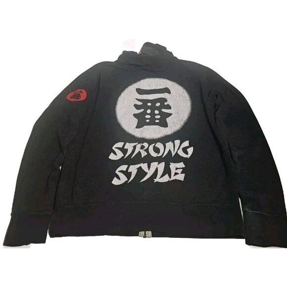WWE NXT Shinsuke Nakamura Ichiban STRONG STYLE Hooded Sweatshirt - Picture 3 of 10